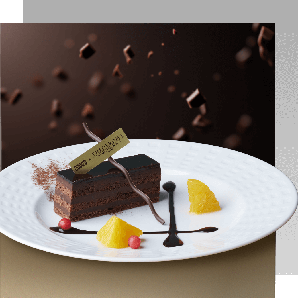 ショコラとオレンジのケーキ