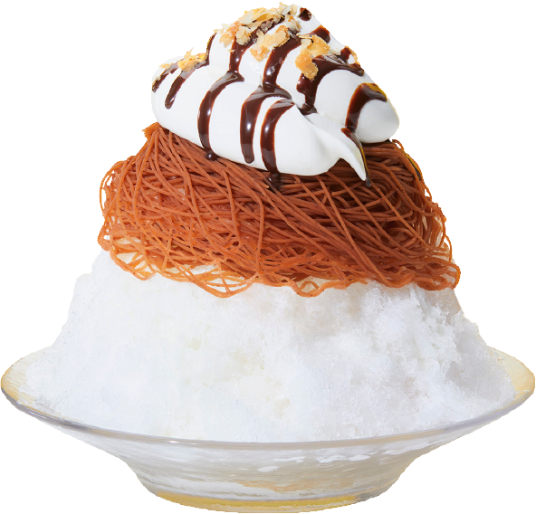 秋のスイーツが、夏のかき氷に！