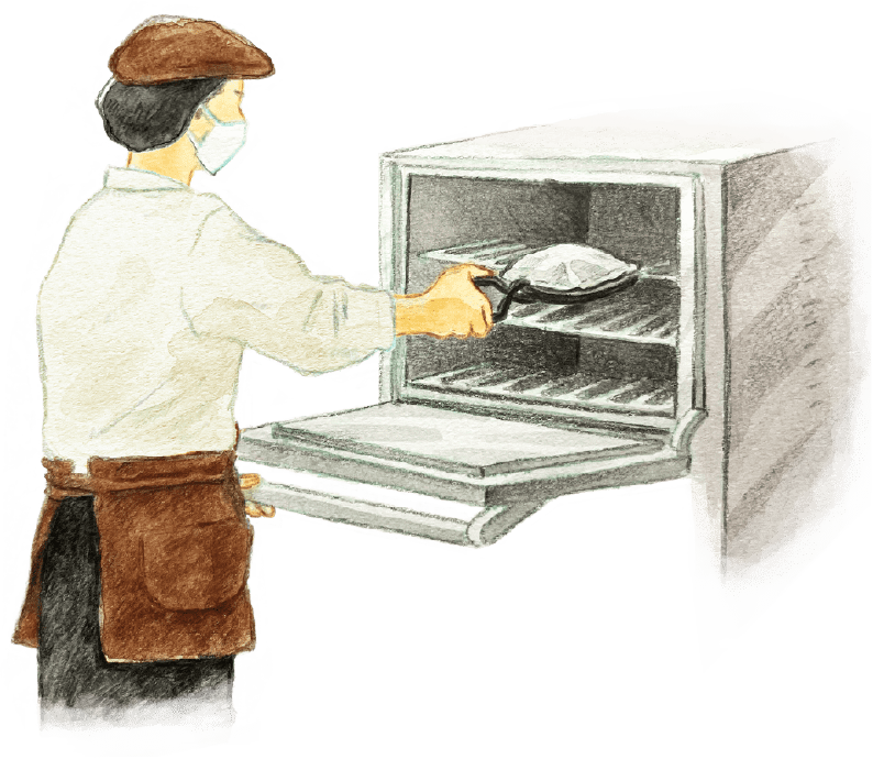 オーブンやホイルまで、包み焼きオリジナル。