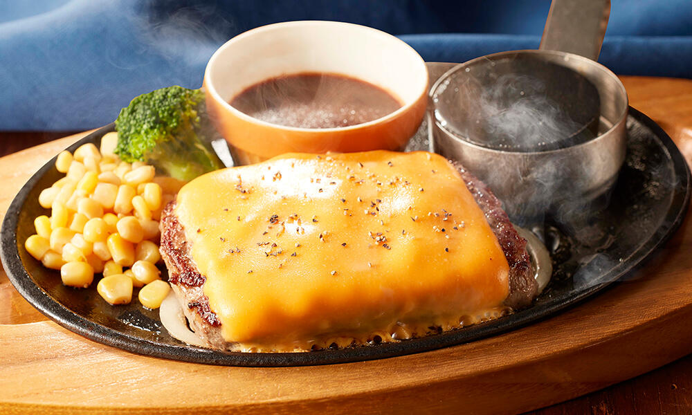 ビーフハンバーグステーキ チェダーチーズ メニュー ココス ファミリーレストラン Coco S