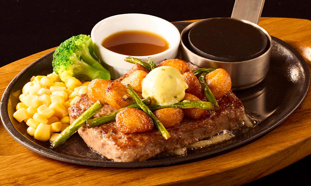 ビーフハンバーグステーキ~ガーリック~