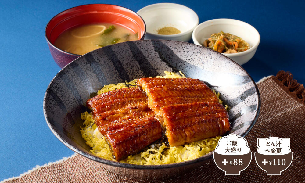うなぎ２枚の特上丼