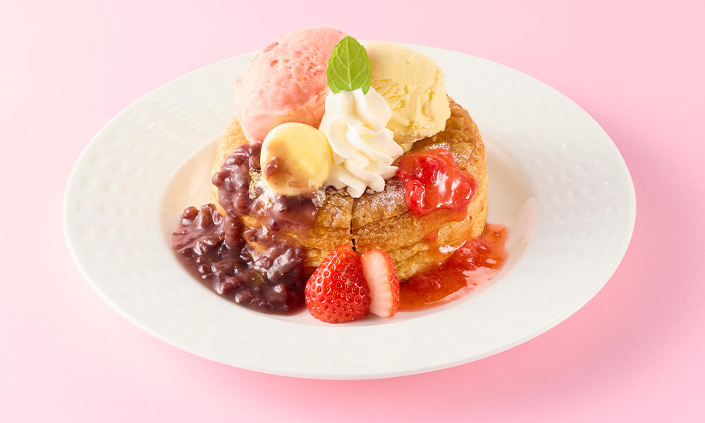 いちごのあんバターココッシュ